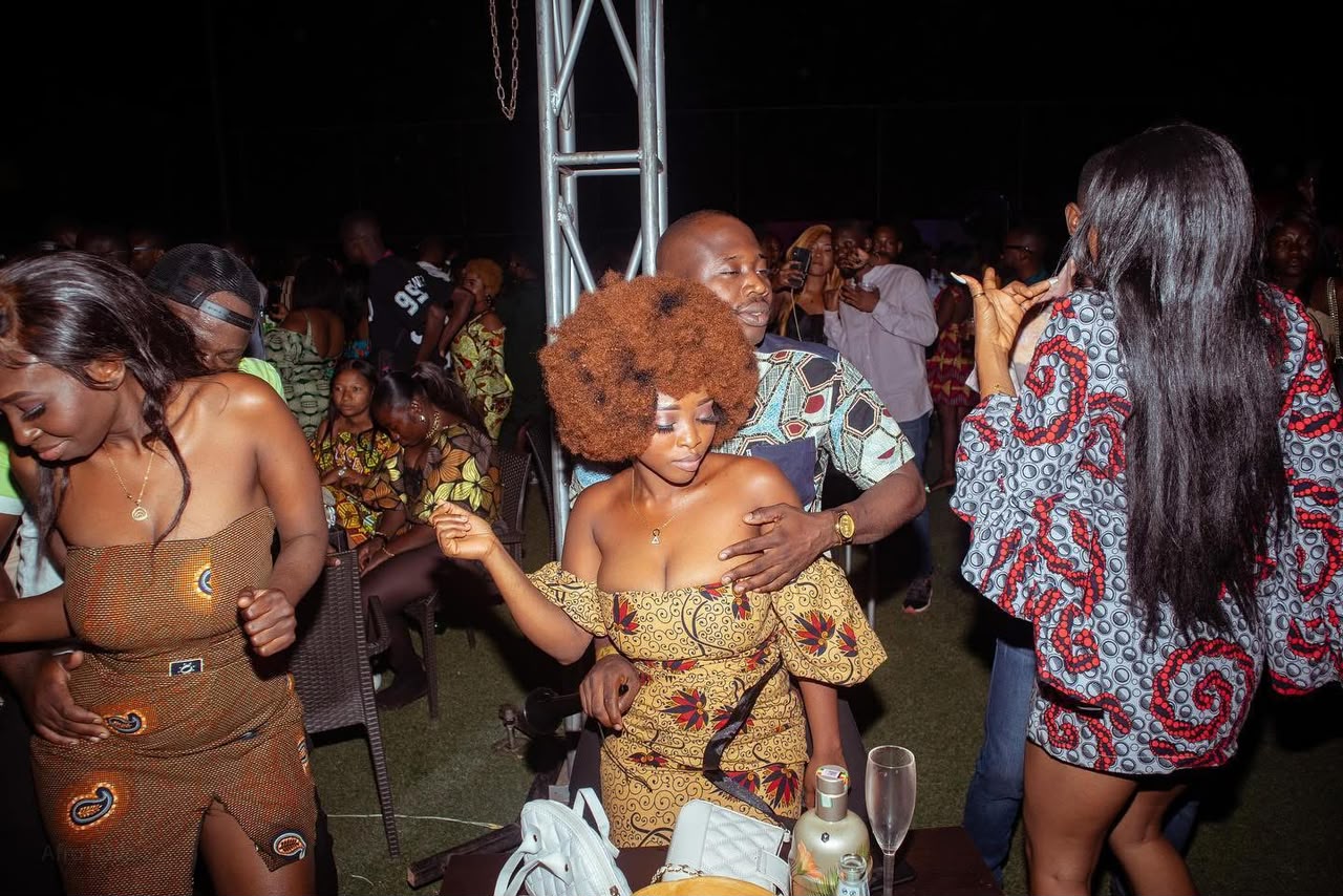 Guests dancing at Afro Rave