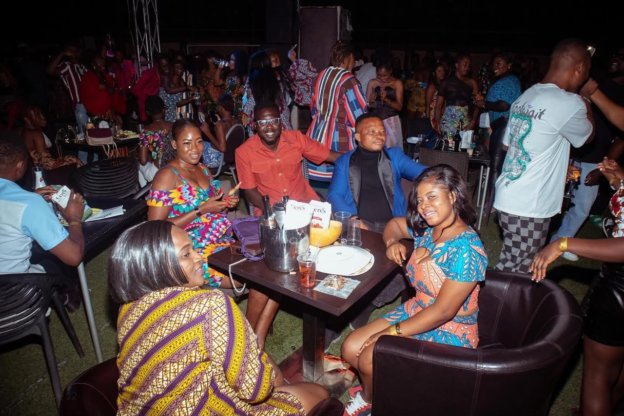 Friends enjoying the Afro Rave experience